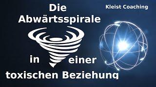 Die Abwärtsspirale in einer toxischen Beziehung. Wenn die Masken nach und nach fallen