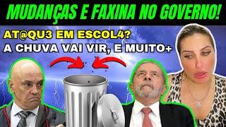 SENSITIVA MICHELE PREVISÕES, MUDANÇAS E FAXINA NO GOVERNO! AT@QU3 EM ESCOL4, A CHUVA VAI VIR E +