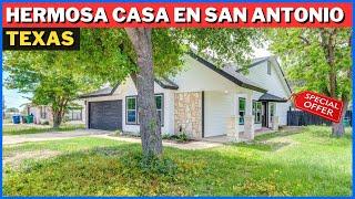 SE VENDE HERMOSA CASA DE 4 HABITACIONES EN SAN ANTONIO TEXAS