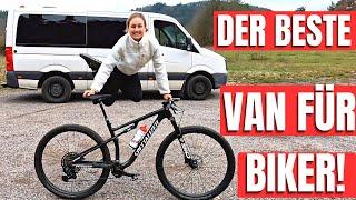 Biken&Vanlife: DAS ist der beste Camper für Radfahrer! (VW Crafter Selbstausbau)