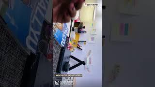 Indian girl in South Korea  | Seoul National University | Goshiwon study table | Nandini Kukreti