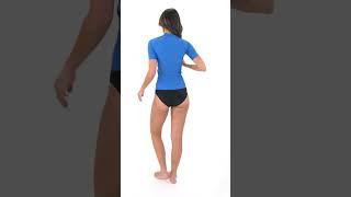 Sporti Women's S/S UPF 50+ Sport Fit Rash Guard | SwimOutlet.com