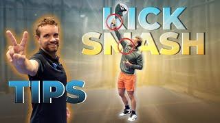 Develop a GREAT KICK SMASH With These 2 TIPS! | ThePadelSchool.com