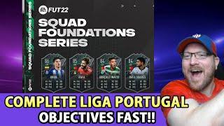 How to Complete LIGA PORTUGAL NOS SQUAD FOUNDATIONS OBJECTIVES FAST Uribe - Rafa - Soares - Inacio