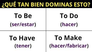 🫵EDUCA TU OÍDO Y DESCUBRE LOS 10 VERBOS QUE TE HARÁN HABLAR INGLES CON ÉXITO | CURSO DE INGLÉS 