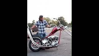 One sick old school Harley-Davidson chopper from prism cycle