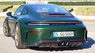 Porsche 911 GT3 (2025) with Touring Package | Exhaust Sound (PDK) - Oak Green Metallic Neo