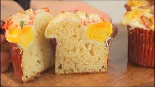 免揉面免发酵，超快手韩国网红鸡蛋面包 No Knead Super Fast Egg Bread | Social Media Popular