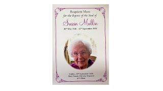The Requiem Mass for the repose of the soul of Susan Mullin