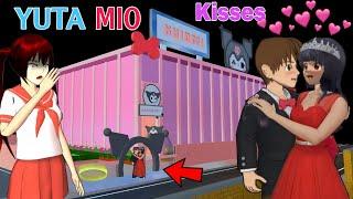 Secret Place Baby Mio Kiss YUTA! Hiding BEHIND Amusement park Yakuza horror Sakura School Simulator