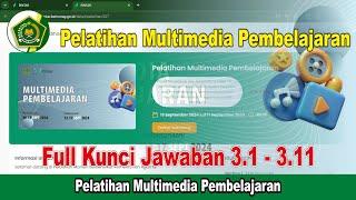 Full Kunci Jawaban Pelatihan Multimedia Pembelajaran