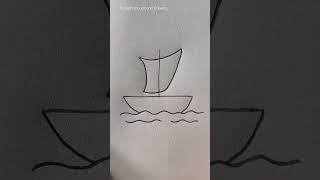 #nouka  #sailboat #boat #water #sea #drawing #shorts #reels #rongdhonuartanddrawing #painting