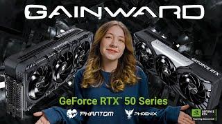 Gainward GeForce RTX 50 Series: Phantom & Phoenix | NVIDIA GeForce GPUs for AI, Gaming and Creations