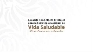 Capacitación Enlaces Estatales para la Estrategia Nacional de Vida Saludable