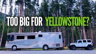 Finding a Yellowstone Campground with NO RESERVATIONS in a LARGE RV