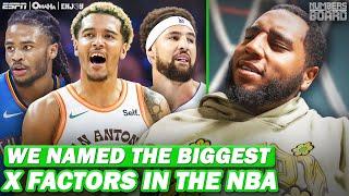 We Named The Biggest X Factors In The NBA  | Numbers On The Board