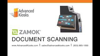 Document Scanning with Zamok Kiosk Management Software