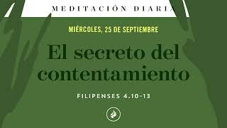 El secreto del contentamiento – Meditación Diaria