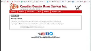 How to register a new .ca domain name at CADNS.CA