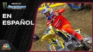 HIGHLIGHTS: 2024 Supercross Round 10 - Indianapolis (En Español) | Motorsports on NBC