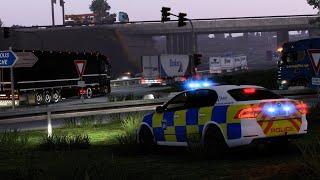 TruckersMP Game Moderator | Police Control at Calais Intersection