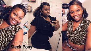 Easy Sleek Ponytail Tutorial | Janet Collection Everytime Noir Afro Coil String