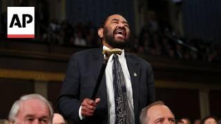 Al Green gets escorted off House floor during Trump’s speech to Congress