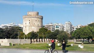 Walk around Thessaloniki, Greece