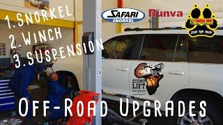 Land Cruiser Off-road Upgrades - Snorkel, Winch & Suspension