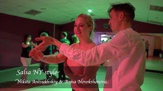 Salsa NY style. Nikita Antsukhskiy & Anna Novokshonova || Dance Studio 25.5