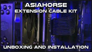 Asiahorse Cable Extensions! Unboxing and How to Setup!