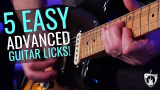 5 EASY Blues Licks That Sound ADVANCED! | and WHY they work