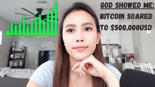 BITCOIN WILL SOAR TO $500K USD// PROPHETIC DREAM// CHURCH BE PREPARED FOR THE WORLDWIDE RECESSION