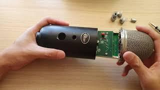 How Take Apart a Yeti Blue Microphone - Disassembly and Teardown