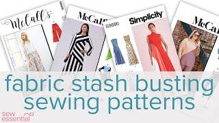 Fabric Stash Busting Sewing Patterns