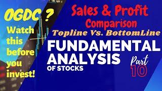 Sales and Profit Comparison ? | Top line and Bottom line growth | Fundamental Analysis Part 10