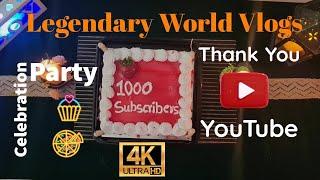 We Hit 1000 Subscribers!  Our Epic 4K Celebration Video Revealed!! #1ksubscribers