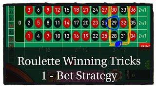 ( 1 - Bet Strategy ) Online Casino roulette tricks