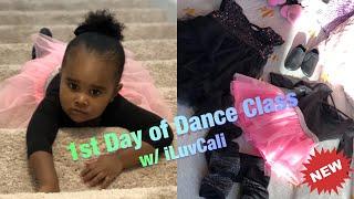 2 Year Old Toddler 1st Day of DANCE CLASS | iLuvCali