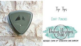 How to use the Triple Trio Punch #craftpunch #stampinup