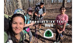 Appalachian Trail Thru Hike 2025 | Day 6 | Roadrunner caught us & Bear gets a burger! #backpacking