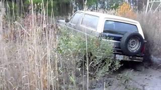 Ford Bronco mudding in Va