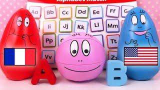 Learn the  Alphabet in English  French  Learning Videos for Toddlers