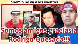 Gracias a Rodrigo Quesada, ADDVERSO y BOHEMIO son amigos, además Bohemio revela no ir a los eventos