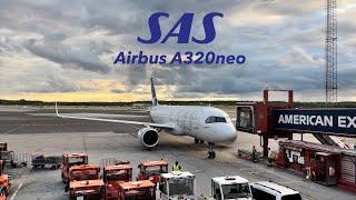 Scandinavian Airlines Airbus A320neo | Stockholm to Copenhagen | SAS Economy Class Full Review