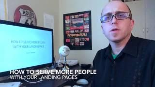 Design better landing pages: SERVE your audience