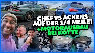 JP Performance - Chef vs. Ackens auf der 1/4 Meile! + Motorausbau bei Kotte