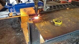 Automatic oxy-gas burner star cut / slow motion #fire #firecut #master #hardwork