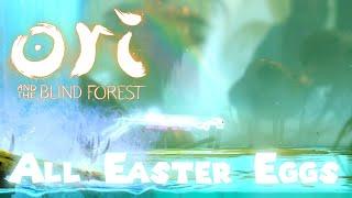 Ori and the Blind Forest - All Easter Eggs (currently known) - Including Rainbow Ori/dash