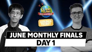 World Championship: June Monthly Finals | Day 1 | #ClashWorlds | Clash of Clans